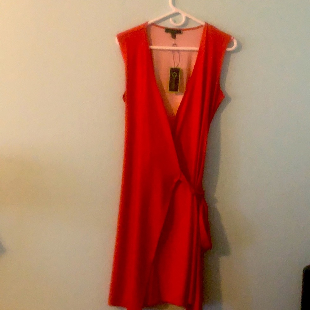 NWT Wrap Dress Red